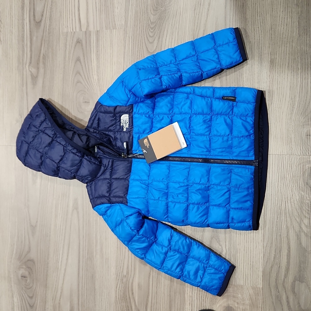 The North Face Thermoball Eco Blue Hooded Jacket Size 4T